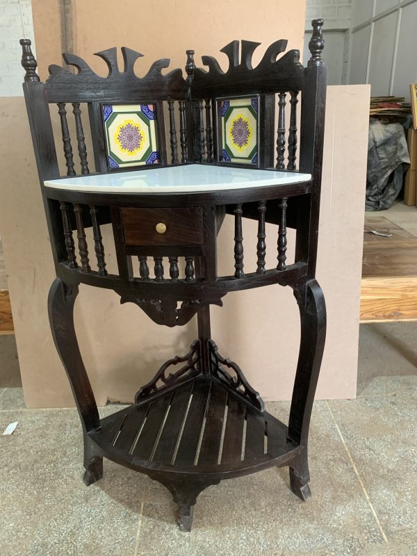 Teak wood corner Table