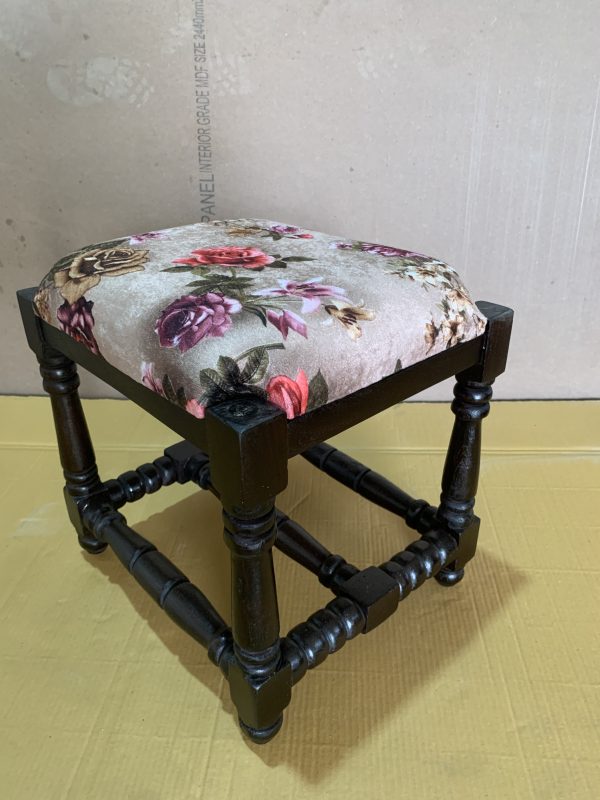 Wooden Stool (Black)